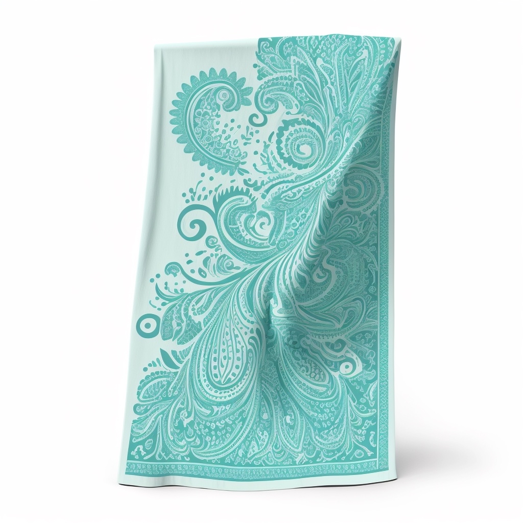 beach towel turquoise 01 beach towel turquoise 01